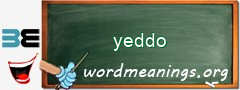WordMeaning blackboard for yeddo
